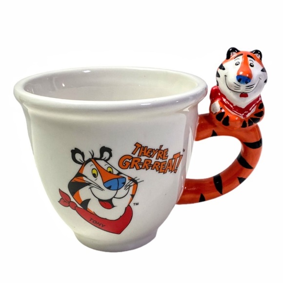 Kellogg's Frosted Flakes 2001 Tony The Tiger Cereal Bowl Coffee Mug - Picture 3 of 11